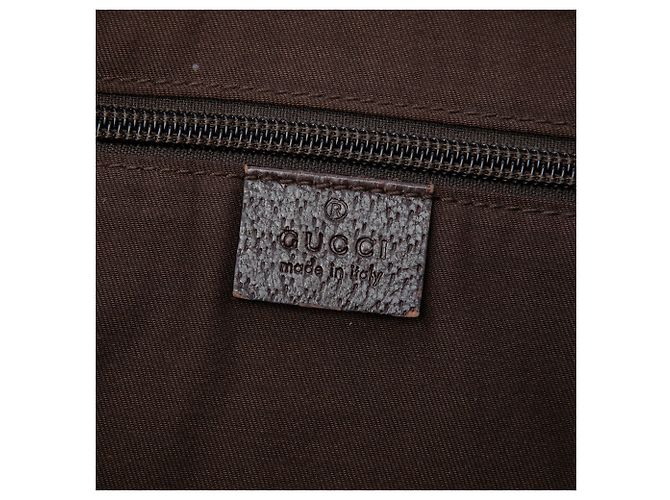 Gucci Beige GG Canvas Web Crossbody - vista 5