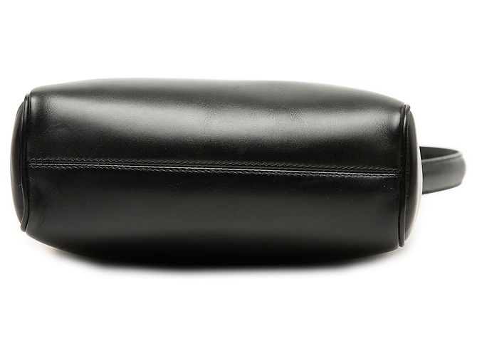 Salvatore Ferragamo Borsa a tracolla Ferragamo in pelle nera Gancini Nero - vista 3