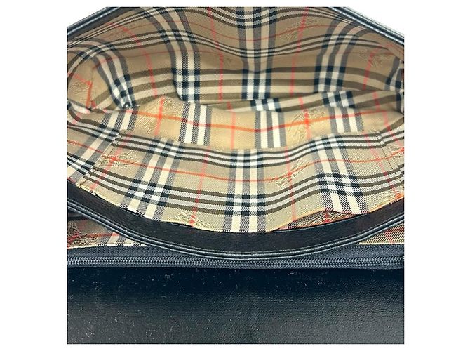 Borsa a tracolla Burberry in pelle nera Nero - vista 3