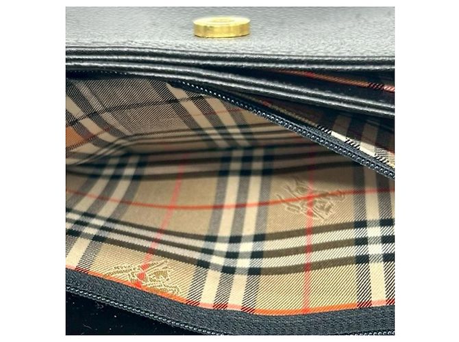 Borsa a tracolla Burberry in pelle nera Nero - vista 4