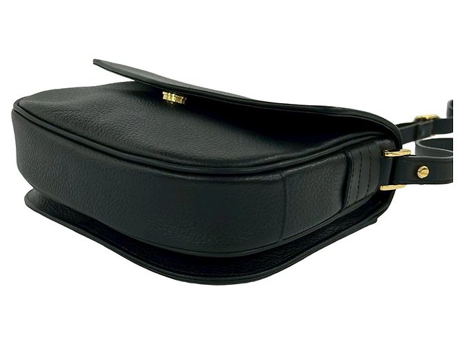 Borsa a tracolla Burberry in pelle nera Nero - vista 7