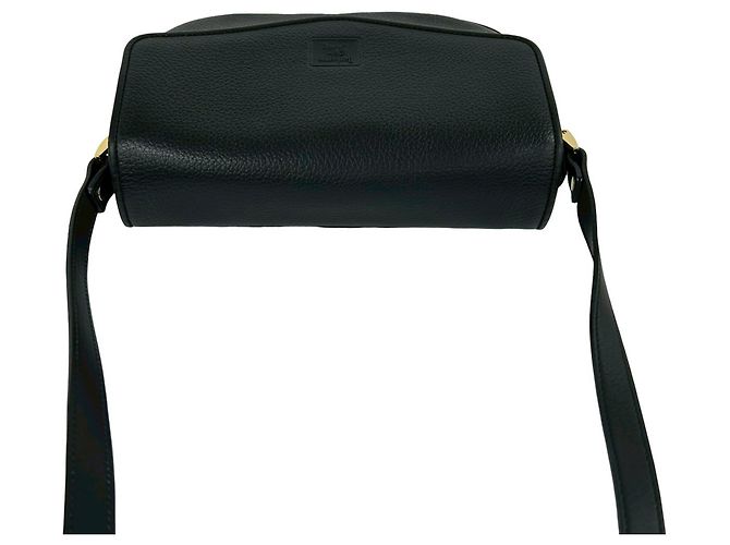 Borsa a tracolla Burberry in pelle nera Nero - vista 9