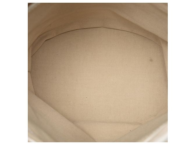 Louis Vuitton Beige Monogram Mini Lin Bucket PM - Ansicht 4