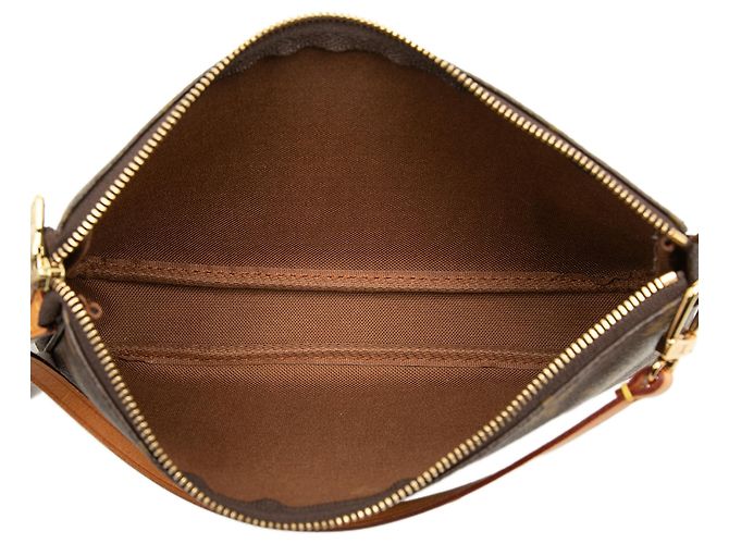 Louis Vuitton Pochette Accessoires Monogram Marrone - vista 4