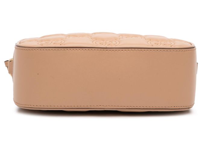 Gucci Beige Small GG Matelasse in pelle di vitello a tracolla - vista 3