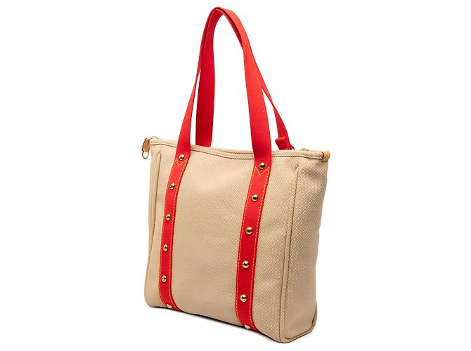 Louis Vuitton Beige Antigua Cabas MM - vista 2