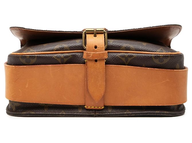 Louis Vuitton Marrone Monogram Cartouchiere MM - vista 3