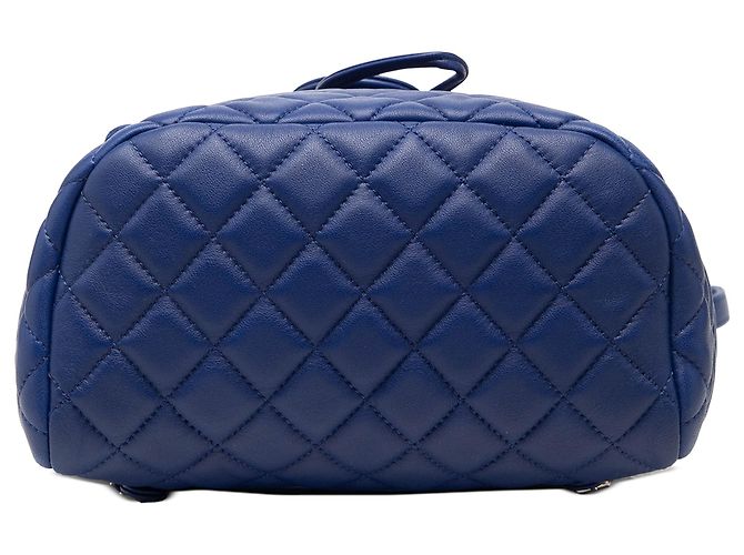 Zaino Chanel Blue Small Lambskin Urban Spirit - vista 3