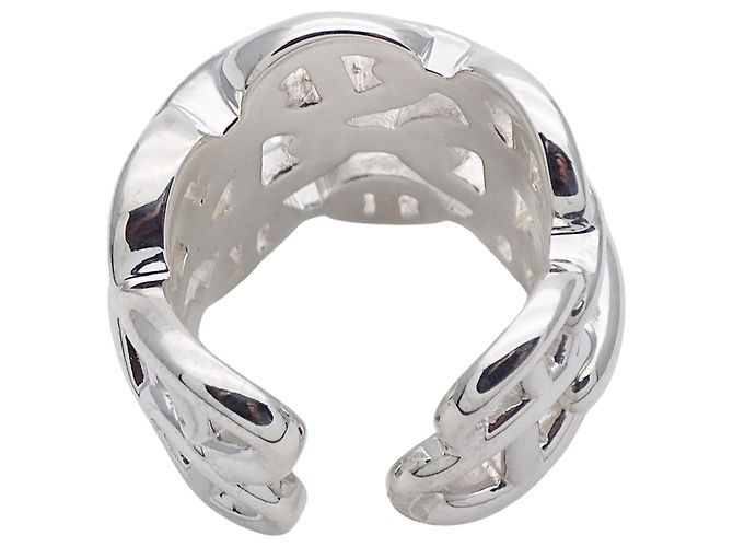Ring Hermès Anello a fascia in argento 925 Hermes - vista 5