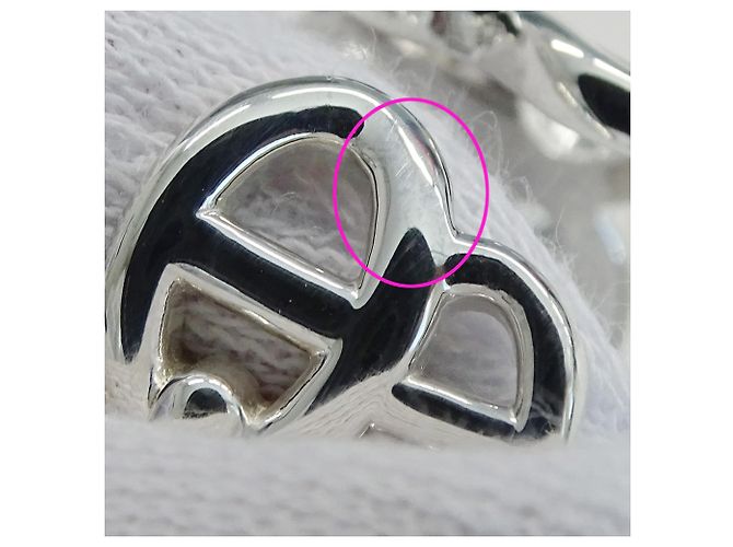 Ring Hermès Anello a fascia in argento 925 Hermes - vista 8