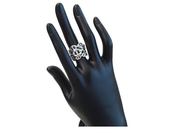 Ring Hermès Anello a fascia in argento 925 Hermes - vista 9