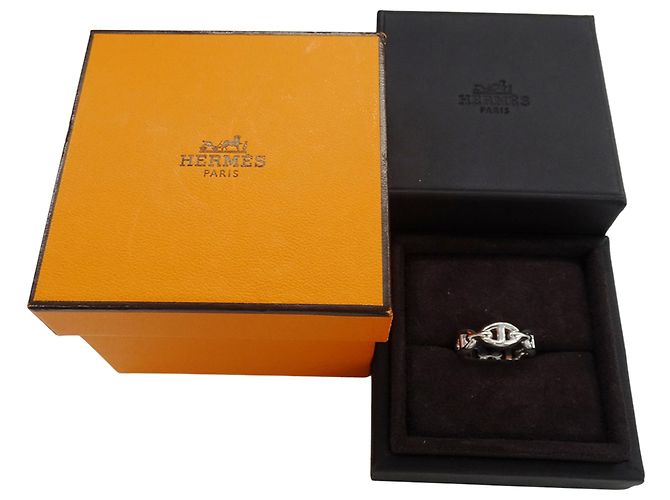 Ring Hermès Anello Chaine d'Ancre in Argento 925 Hermes - vista 12
