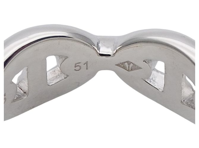 Ring Hermès Anello Chaine d'Ancre in Argento 925 Hermes - vista 6
