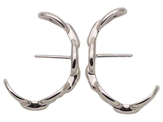 Hermès Orecchini Chaine d'Ancre Enchainée Hermes Argento - vista 10