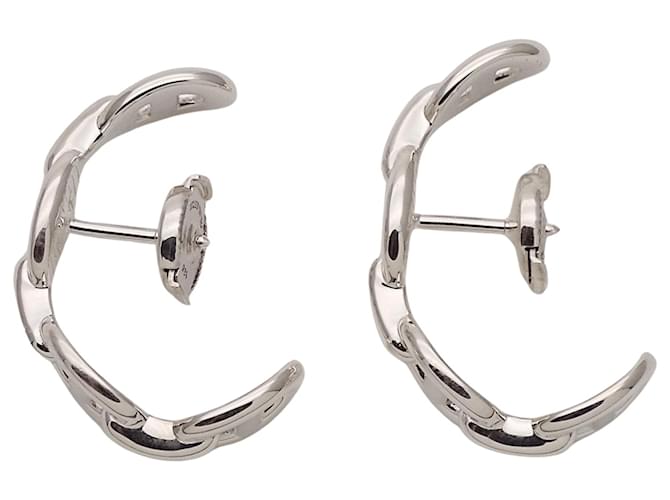 Hermès Orecchini Chaine d'Ancre Enchainée Hermes Argento - vista 4