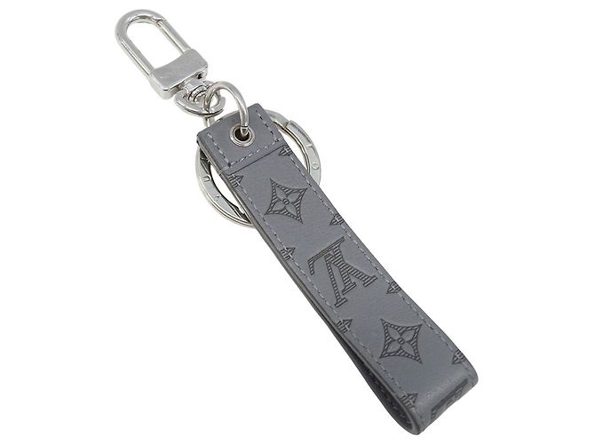 Louis Vuitton Monogram Shadow Leather Keyring Brown - view 2