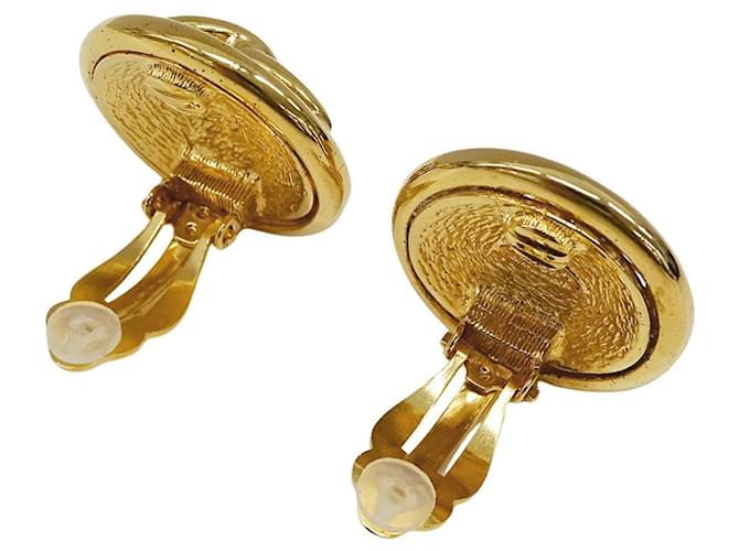 Orecchini a clip dorati Chanel D'oro - vista 3