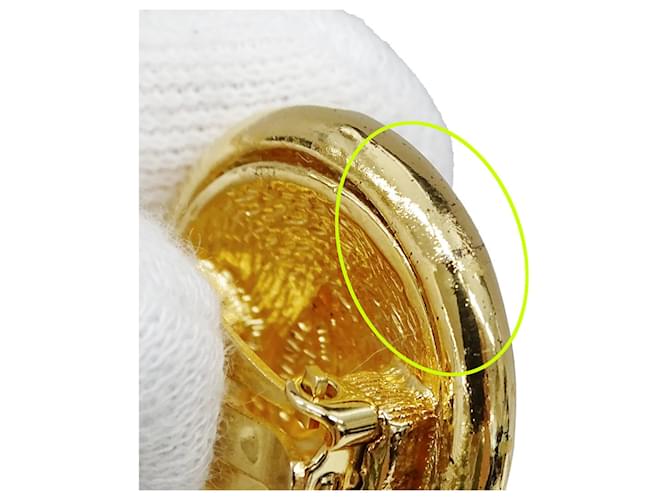 Orecchini a clip dorati Chanel D'oro - vista 5