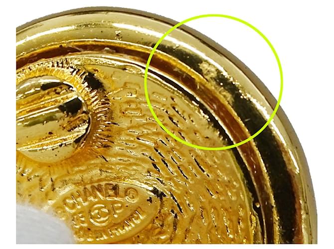 Orecchini a clip dorati Chanel D'oro - vista 7