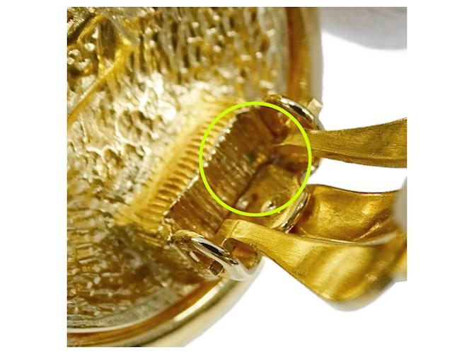 Orecchini a clip dorati Chanel D'oro - vista 9