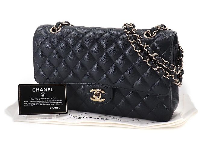 Timeless Borsa a Spalla Chanel Matelasse 25 Chain Blu navy - Ansicht 2