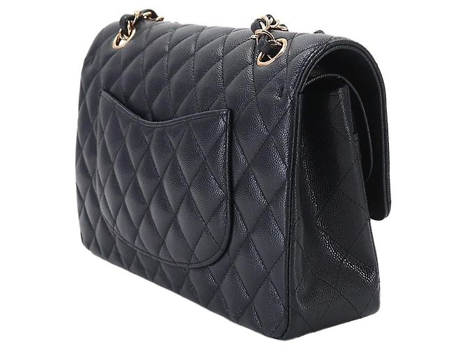 Timeless Borsa a Spalla Chanel Matelasse 25 Chain Blu navy - Ansicht 4