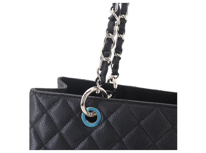 Borsa Tote Chanel Matelasse Grand Chain Nero - vista 9