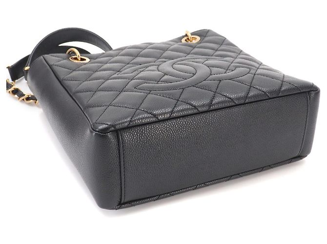 Borsa Tote Chanel Matelasse PST Chain Nero - vista 5