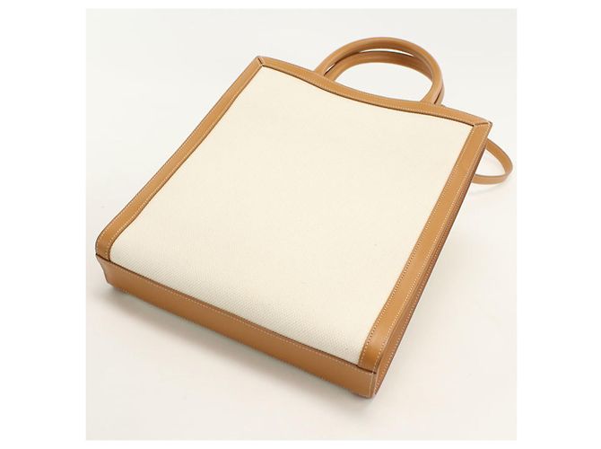 Céline CELINE Canvas Tote Bag in Weiß - Ansicht 2