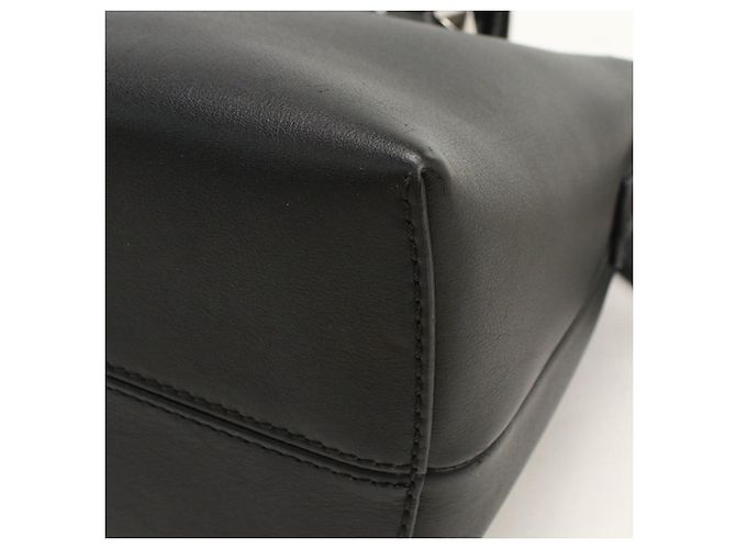 Borsa a mano Fendi in pelle di vitello nera Nero - vista 7