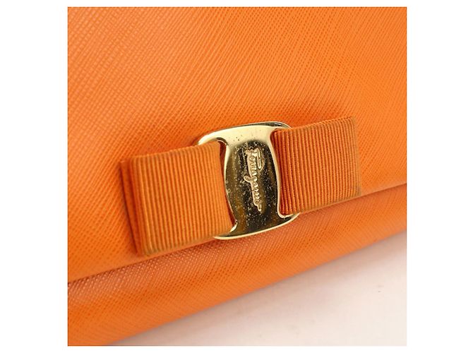 Borsa a tracolla arancione Salvatore Ferragamo - Ansicht 4