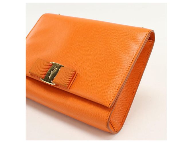 Borsa a tracolla arancione Salvatore Ferragamo - Ansicht 5