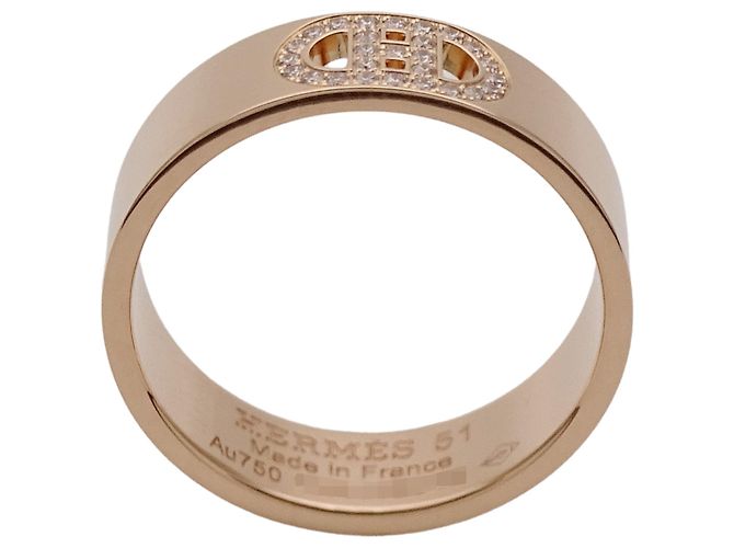Hermès Hermes Ringband aus 18K Roségold Golden - Ansicht 3