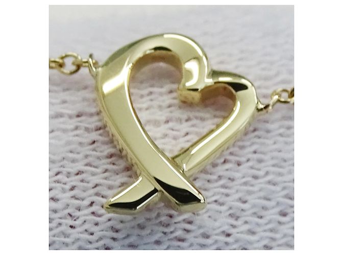 Collana Tiffany & Co. Paloma Picasso Loving Heart D'oro - vista 7