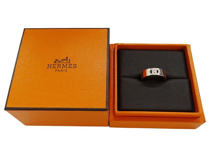 Hermès Hermes Pink Gold Band Ring Golden - Ansicht 10