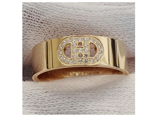 Hermès Hermes Pink Gold Band Ring Golden - Ansicht 6
