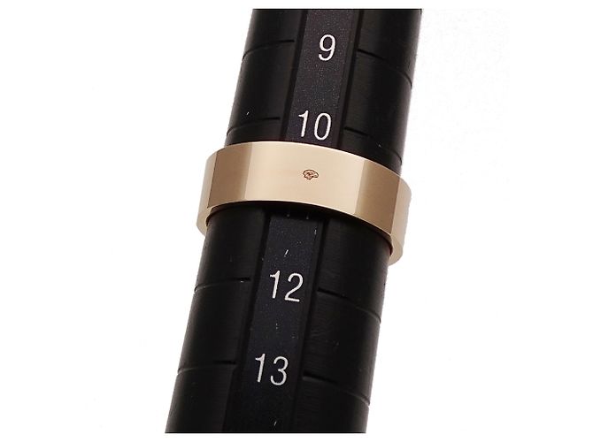Hermès Hermes Pink Gold Band Ring Golden - Ansicht 9
