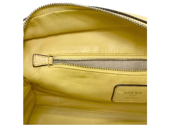 Borsa Loewe Amazona Giallo - vista 10