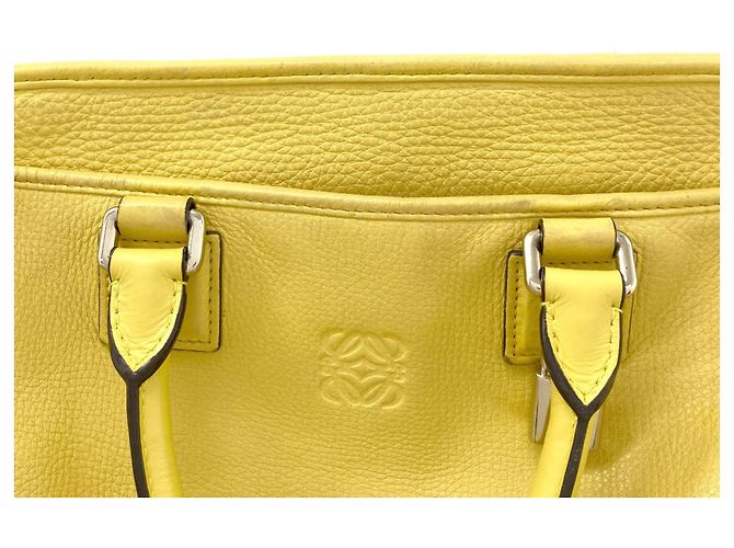 Borsa Loewe Amazona Giallo - vista 11