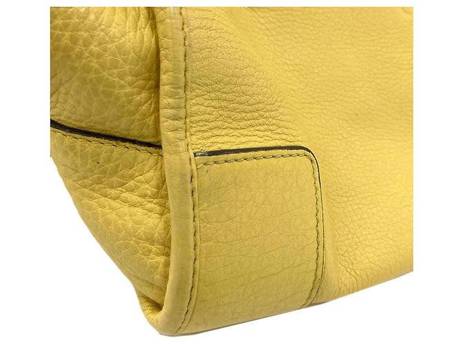 Borsa Loewe Amazona Giallo - vista 12