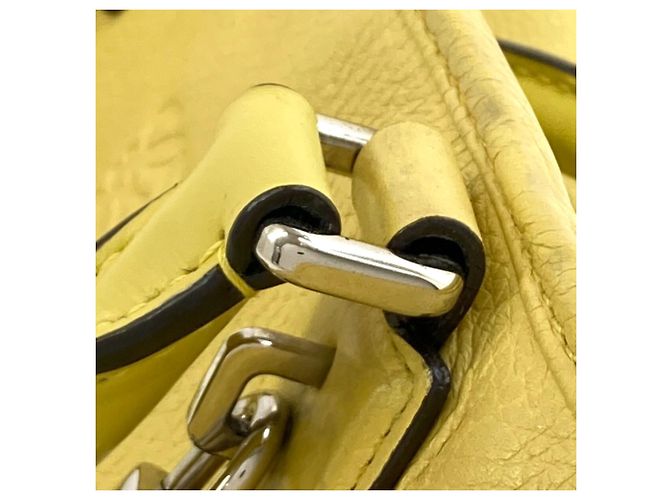 Borsa Loewe Amazona Giallo - vista 15