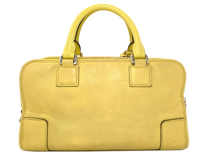 Borsa Loewe Amazona Giallo - vista 2