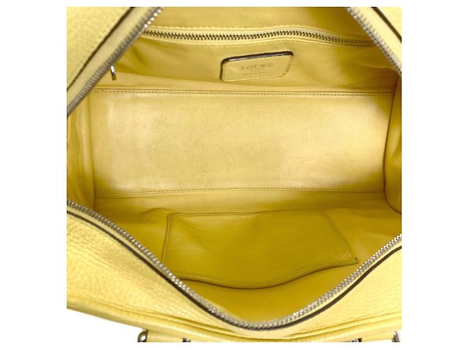 Borsa Loewe Amazona Giallo - vista 5