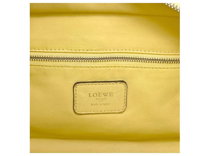Borsa Loewe Amazona Giallo - vista 6