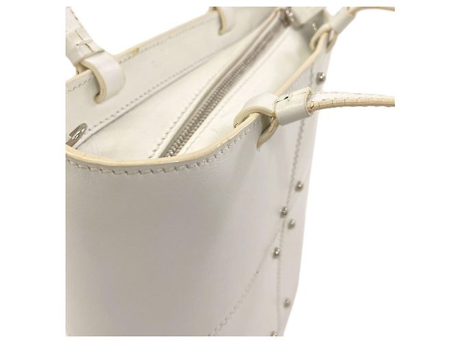Borsa a 2 vie in pelle da donna Tod's Bianco - vista 12