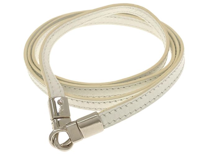 Borsa a 2 vie in pelle da donna Tod's Bianco - vista 7