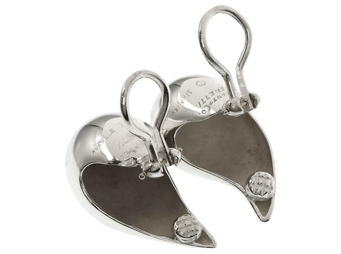 Orecchini a clip in argento Tiffany & Co. a forma di goccia - vista 3
