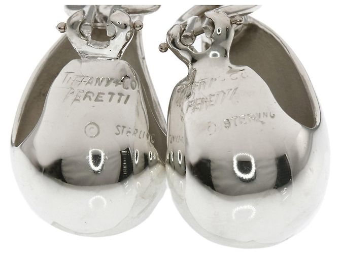 Orecchini a clip in argento Tiffany & Co. a forma di goccia - vista 4