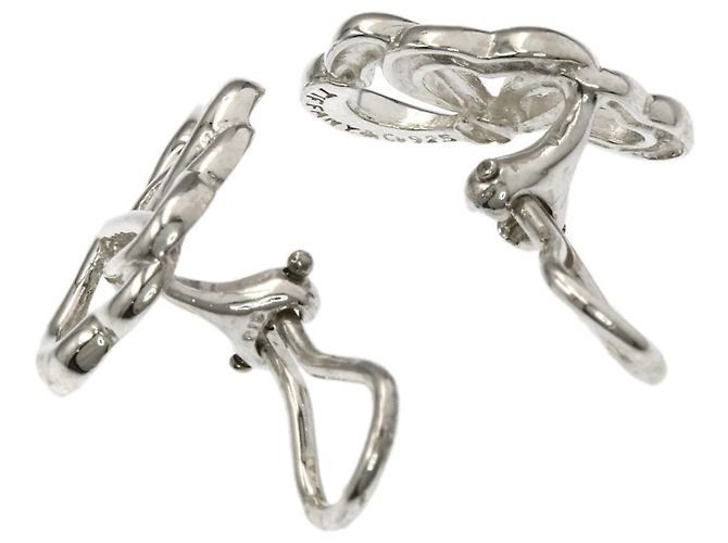 Orecchini a clip Triple Heart Tiffany & Co. - vista 4