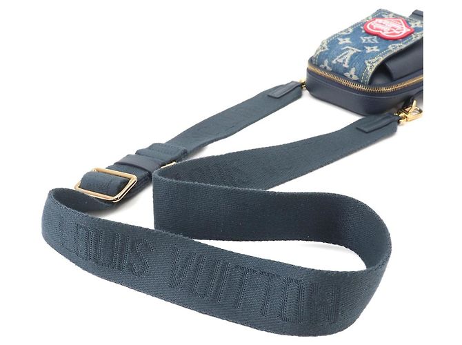 Borsa a Spalla Louis Vuitton LV Squared Blu navy - vista 5